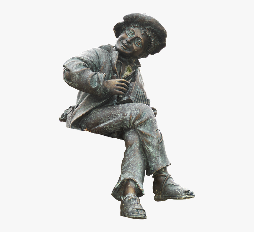 Musician, Sculpture, Sitting, Bronze, Bronze Statue - Sitting Statue Png, Transparent Png, Free Download