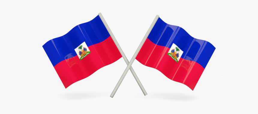 Two Wavy Flags - Haitian Flag Transparent Background, HD Png Download, Free Download