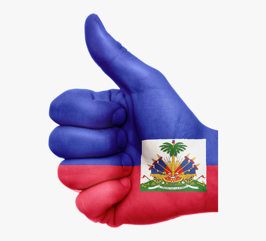Haiti, Flag, Hand, National, Fingers, Patriotic - Haiti Flag Png, Transparent Png, Free Download