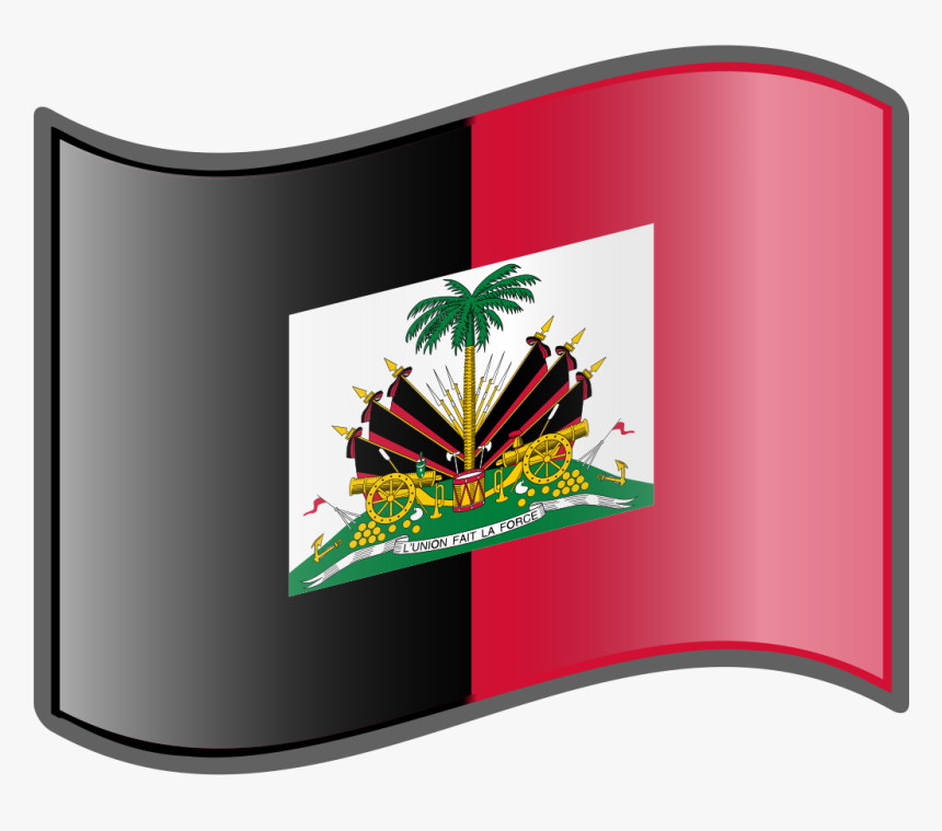 Nuvola Haitian Flag - Haiti Flag Black And Red, HD Png Download, Free Download