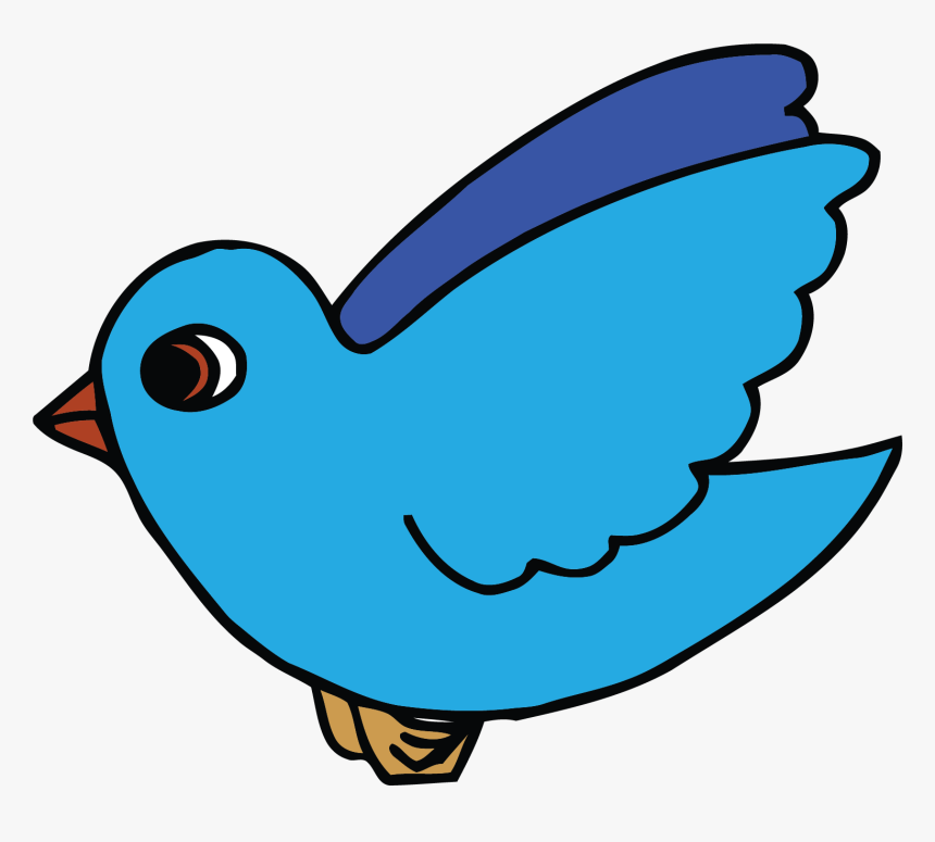 Sky Blue Bird Clipart Png - Blue Bird Clipart Png, Transparent Png, Free Download