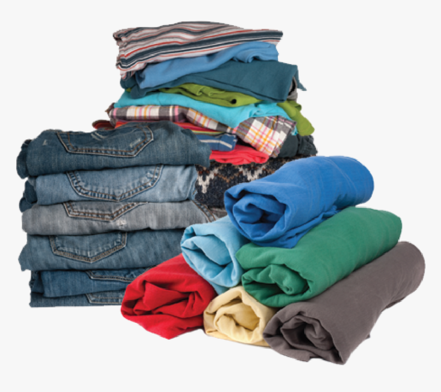 Folded Clothes Png - Rolled Up T Shirts, Transparent Png, Free Download