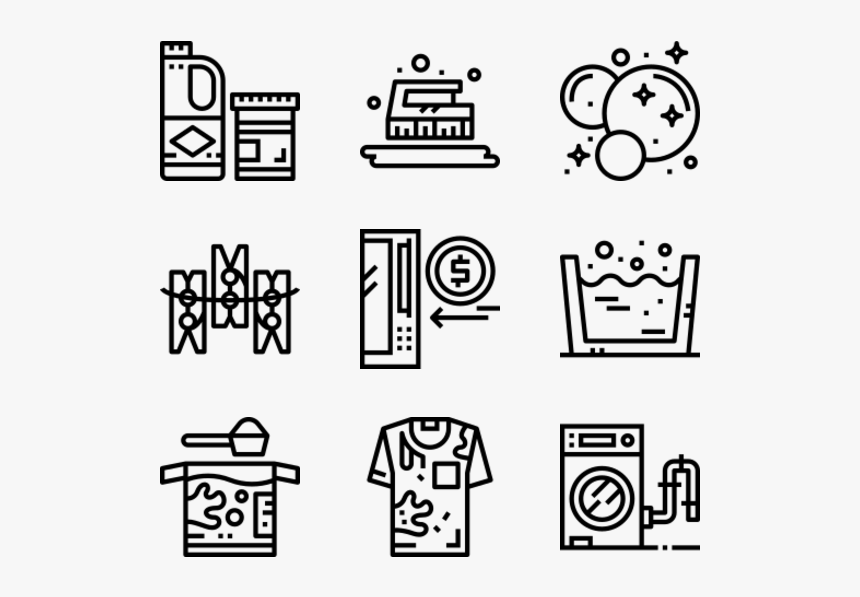 Laundry - Vector Digital Marketing Icon Png, Transparent Png, Free Download