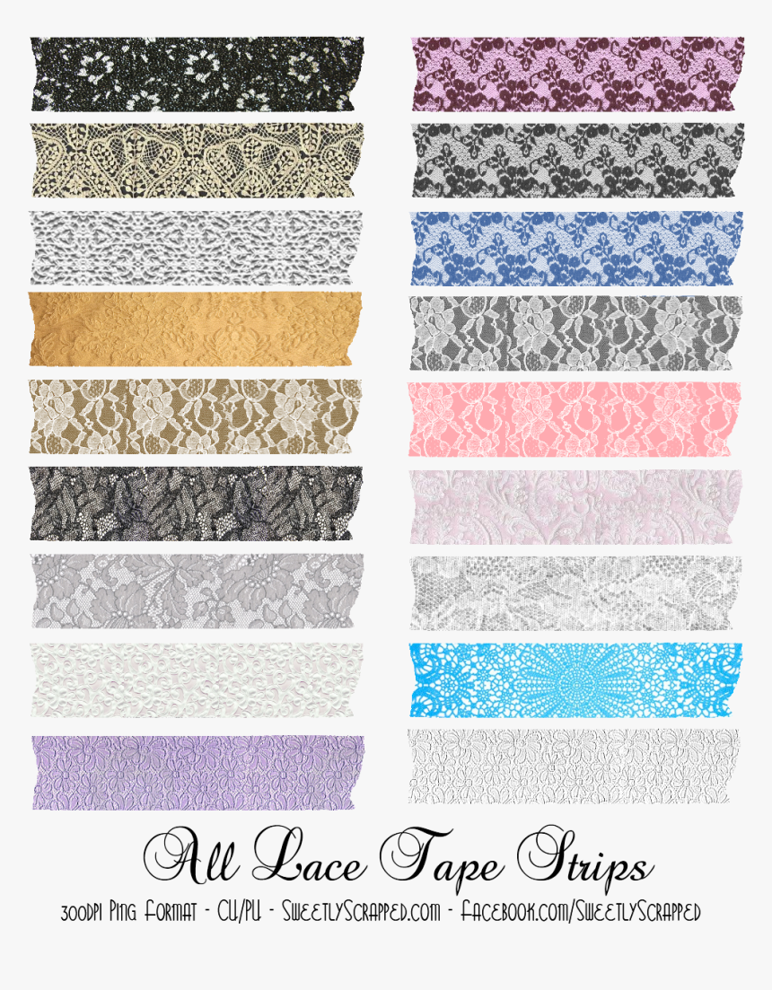 Pastel Washi Tape Printable, HD Png Download, Free Download