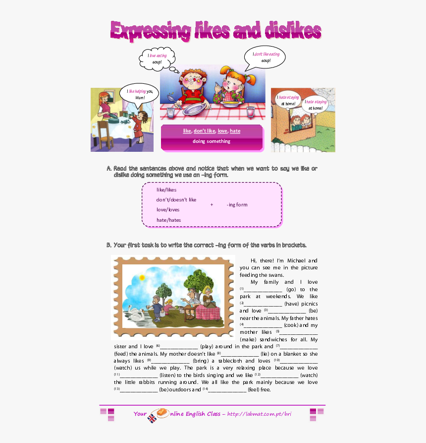 Expressing Like And Dislike , Png Download - Write About Likes And Dislikes, Transparent Png, Free Download