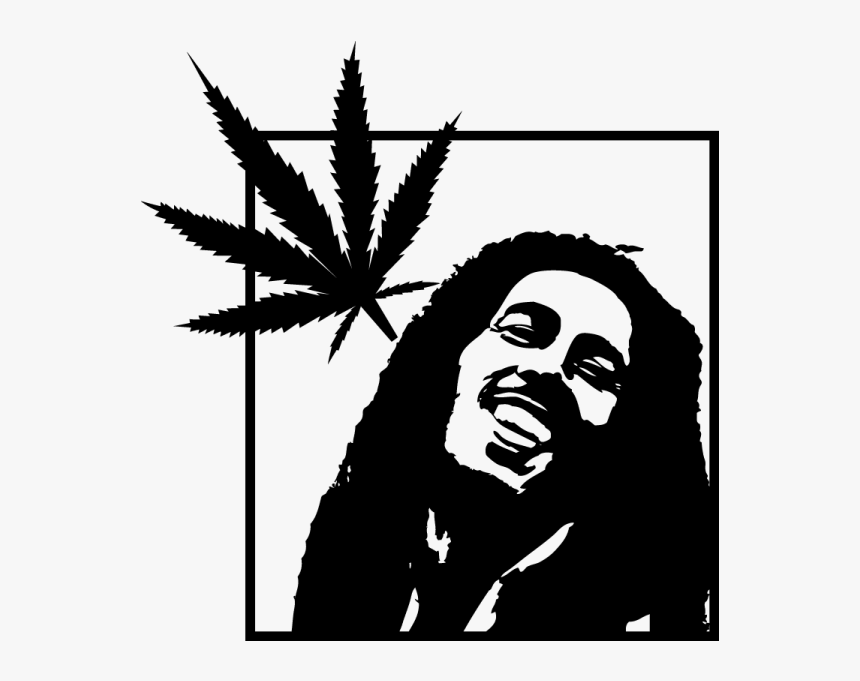 Bob Marley Human Behavior Silhouette Clip Art - Bob Marley Leaf Logo, HD Png Download, Free Download