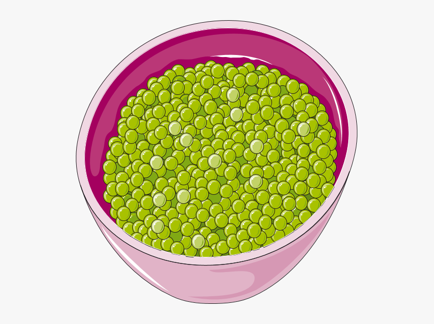 Green Peas Clip Art - Bowl Peas Clipart, HD Png Download, Free Download