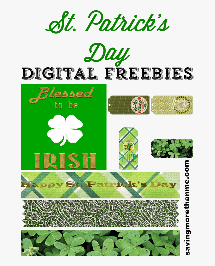 Patrick"s Day Digital Freebies - Illustration, HD Png Download, Free Download
