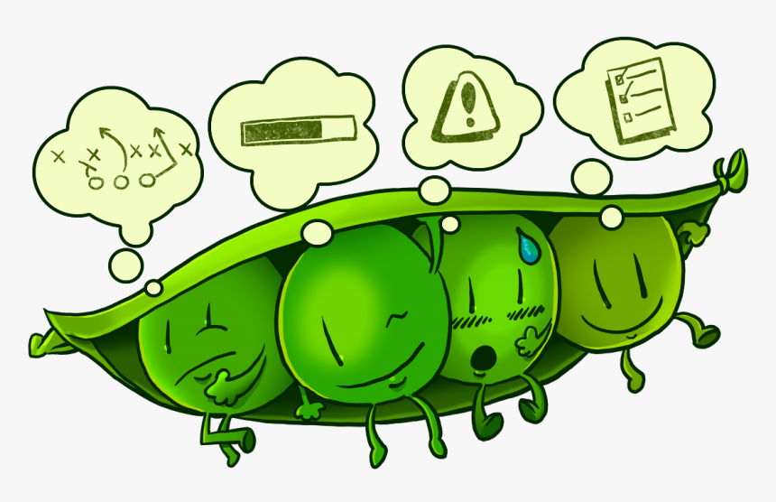 Transparent Pea Pod Clipart - Peas In A Pod Clip Art, HD Png Download, Free Download