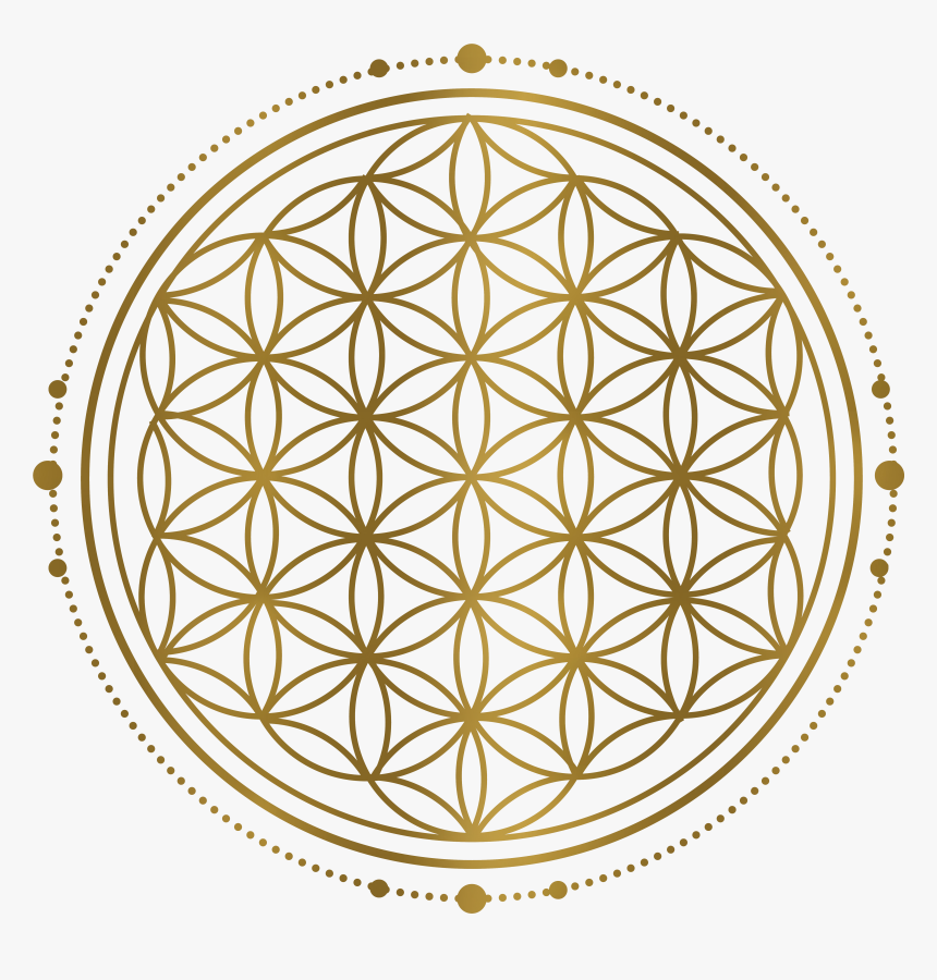 Sacred Geometry Png - Flower Of Life Pink, Transparent Png, Free Download
