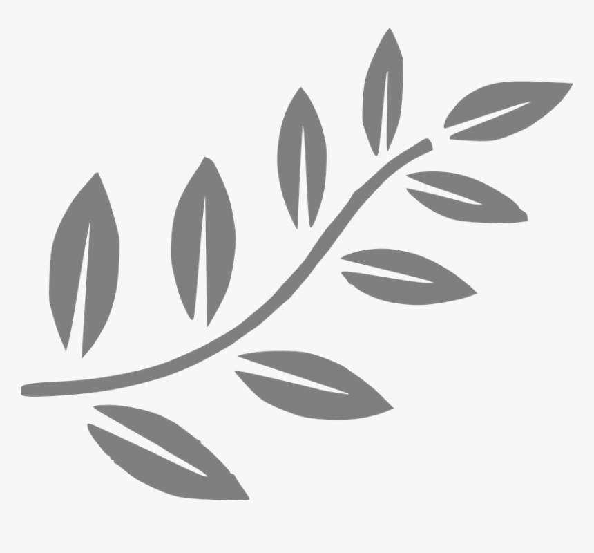 Tree, Branch, Leaves, Oil, Promise, Spring, Plant - Vector Black Leaves Png, Transparent Png, Free Download