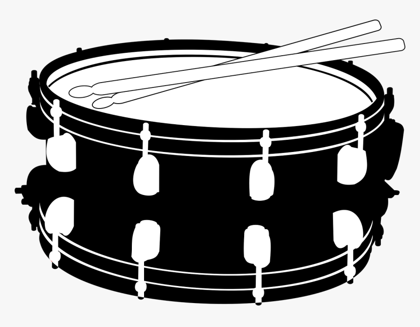 Drum Logo Black And White, HD Png Download, Free Download