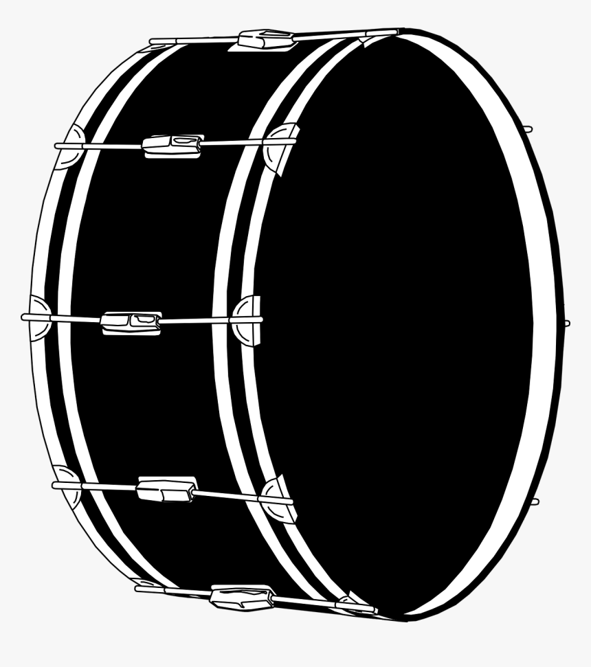 Drums, Music, Sound, Rock, Instrument, Percussion - Bass Drum Clipart, HD Png Download, Free Download