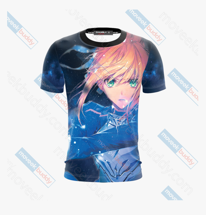 Fate/stay Night Saber 3d T-shirt - T-shirt, HD Png Download, Free Download