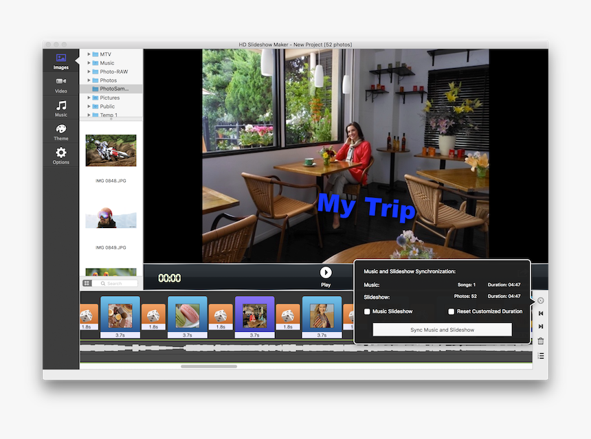Make Hd Slideshow On Mac Easily - Slideshow Mac Easy, HD Png Download, Free Download