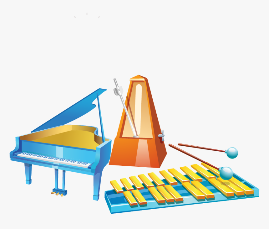 Piano Clipart Percussion Instrument - Different Types Of Musical Instruments, HD Png Download, Free Download
