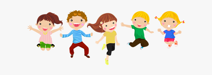 Clip Art Happy Children Cartoons Vectors - Kids Cartoon Png, Transparent Png, Free Download