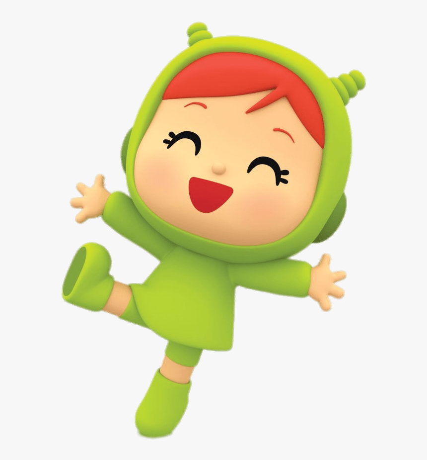 Nina Happy - Pocoyo And Nina Love, HD Png Download, Free Download