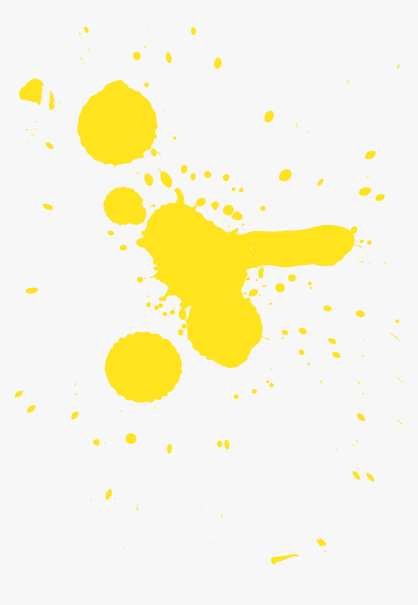 Paint Splatters Png - Yellow Paint Splatter Vector, Transparent Png, Free Download