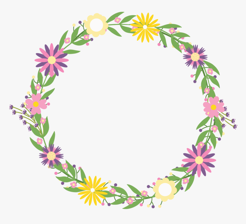 Http - //d - Top4top - Net/p 4008ldd31 Flower Crowns - اطارات ورد Png, Transparent Png, Free Download