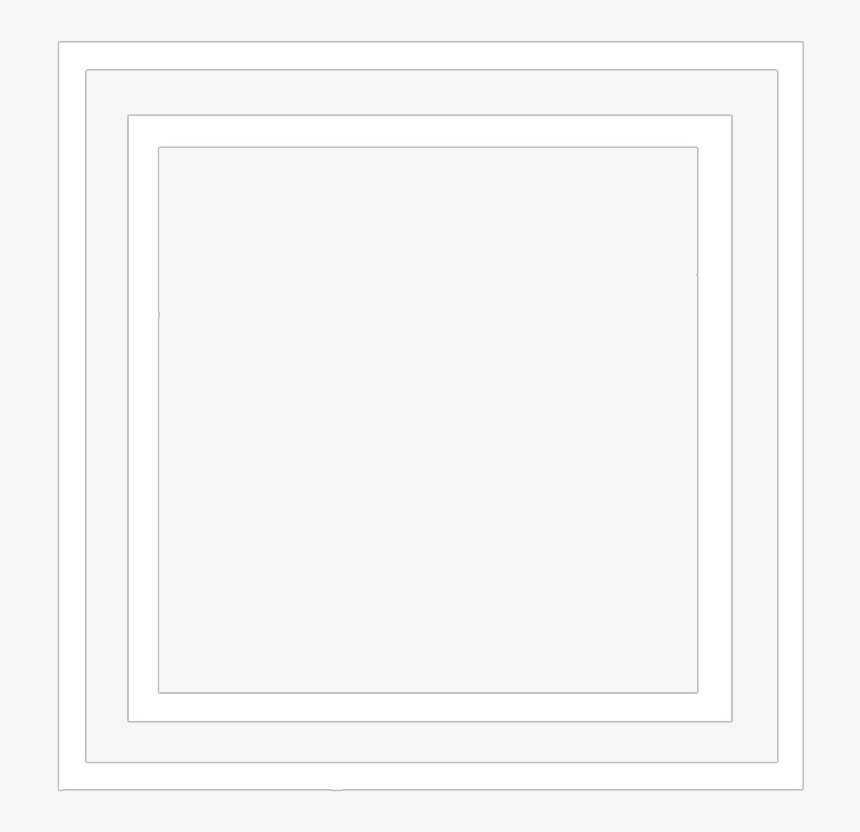 Transparent White Square Border Png - White Square Png Frame, Png Download, Free Download