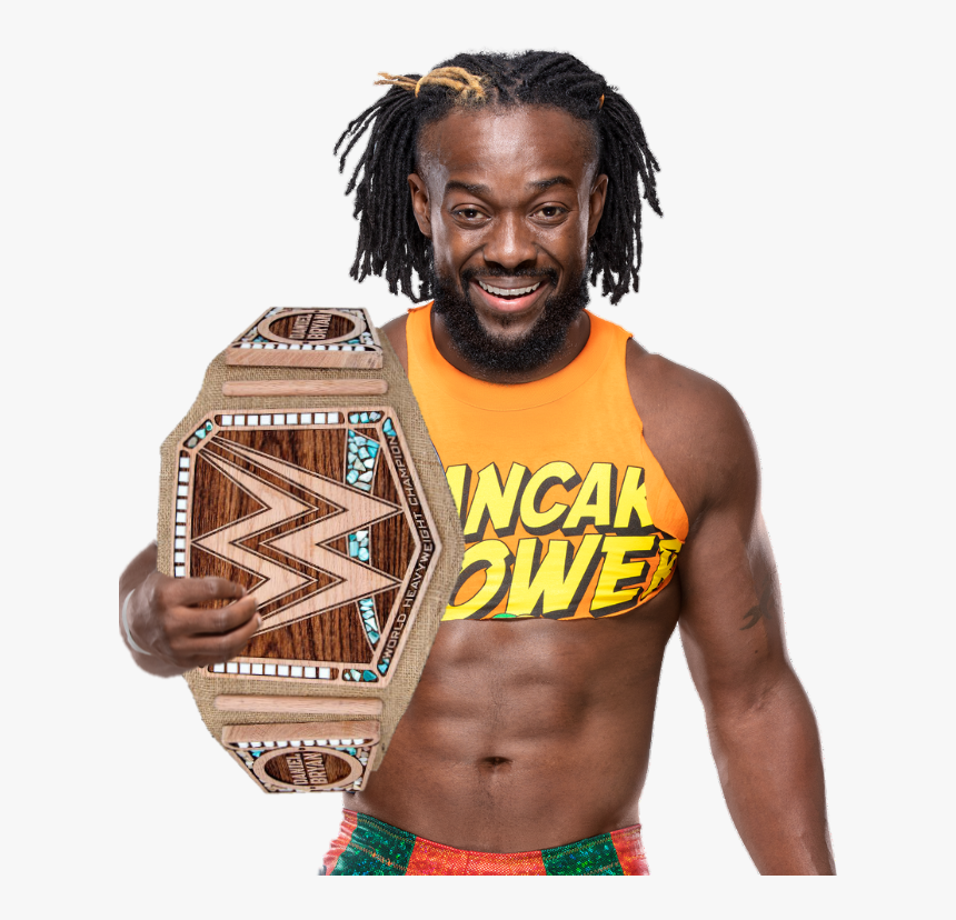 Kofi Kingston Wwe Champion - Wwe Kofi Kingston Tag Team Champion Png, Transparent Png, Free Download