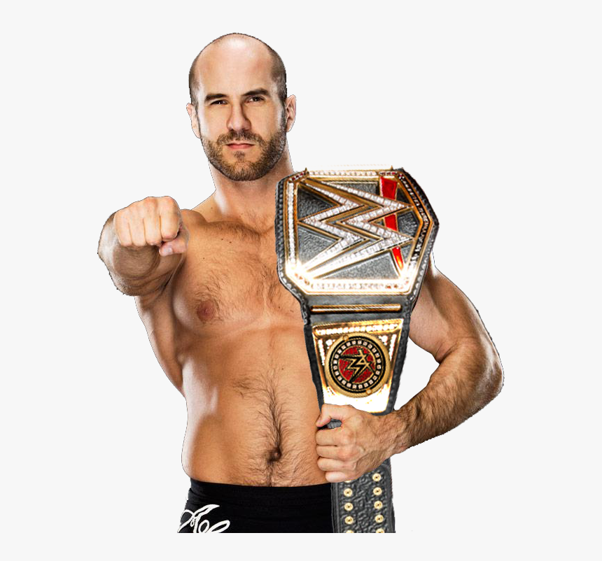 Cesaro With Wwe Championship, HD Png Download, Free Download