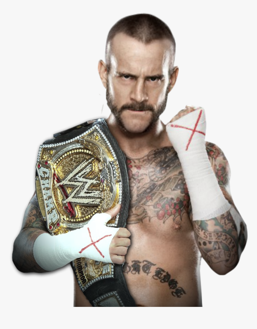 Cm Punk Png - Cm Punk Champions Wwe, Transparent Png, Free Download