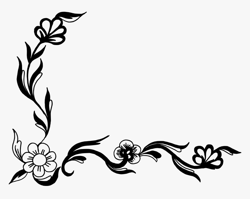 Design Flower Line Art, HD Png Download, Free Download