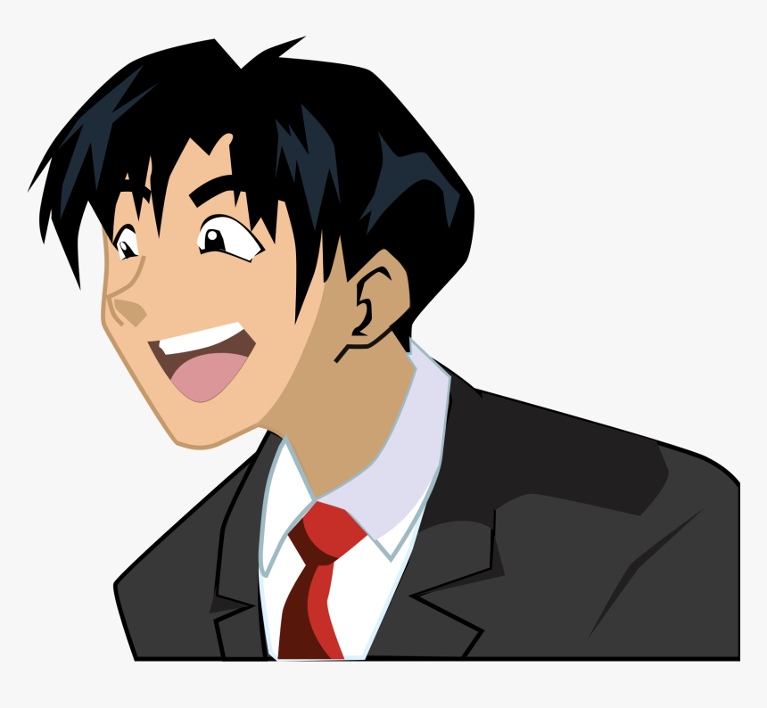 East Asian Man Clip Arts - Cartoon Asian Man Png, Transparent Png, Free Download