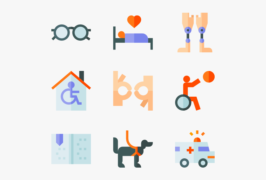 Disabled People Assitance - People With Disabilities Icon, HD Png Download, Free Download