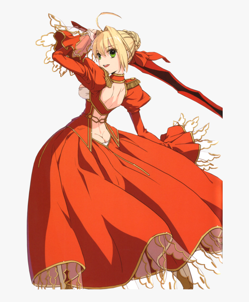 Saber Fate/extra Fate/stay Night Fate/grand Order Type-moon - Saber Fate Extra, HD Png Download, Free Download
