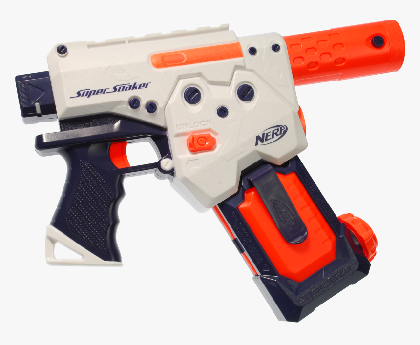 Super Soaker Water Gun Nerf Firearm Weapon - Nerf Water Gun Transparent, HD Png Download, Free Download