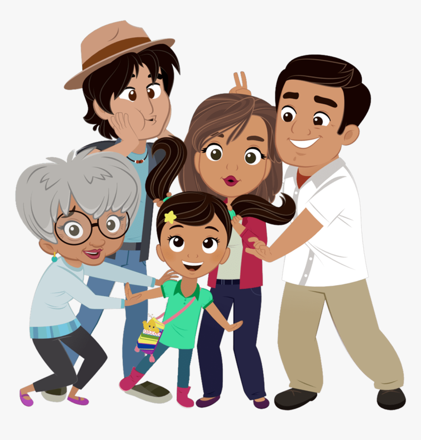 Nina And Her Family - Nina's World Characters, HD Png Download, Free Download