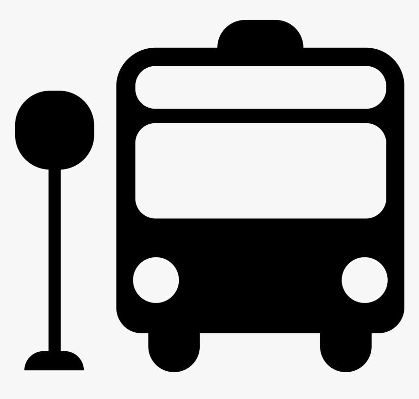 Bus Stop Symbol Icon - Bus Stop Icon Png, Transparent Png, Free Download