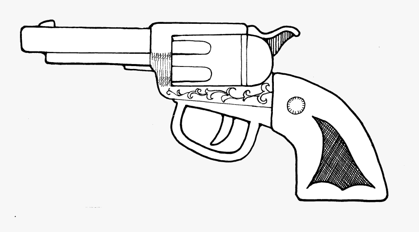 Nerf Gun Toy Clipart Free Cliparts Images On Transparent - Gun Black And White, HD Png Download, Free Download