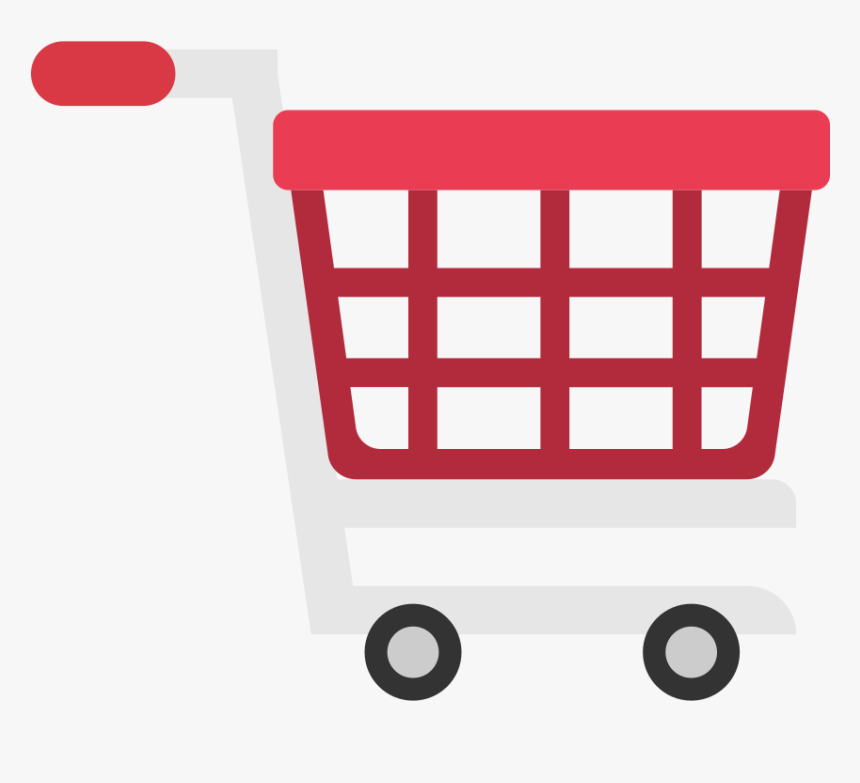 Shopping Cart Flat Icon Vector - Shopping Cart Png Vector, Transparent Png, Free Download