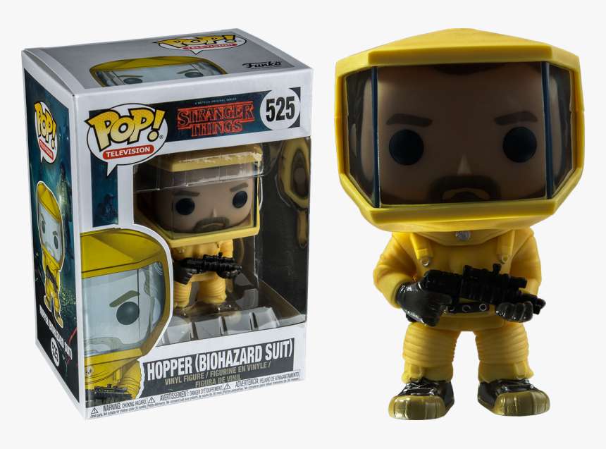 Hopper In Hazmat Suit Us Exclusive Pop Vinyl Figure - Hopper Biohazard Suit Pop, HD Png Download, Free Download