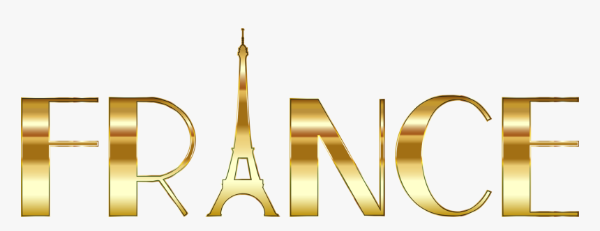 Gold,text,brand - Word France In Bubble Letter, HD Png Download, Free Download