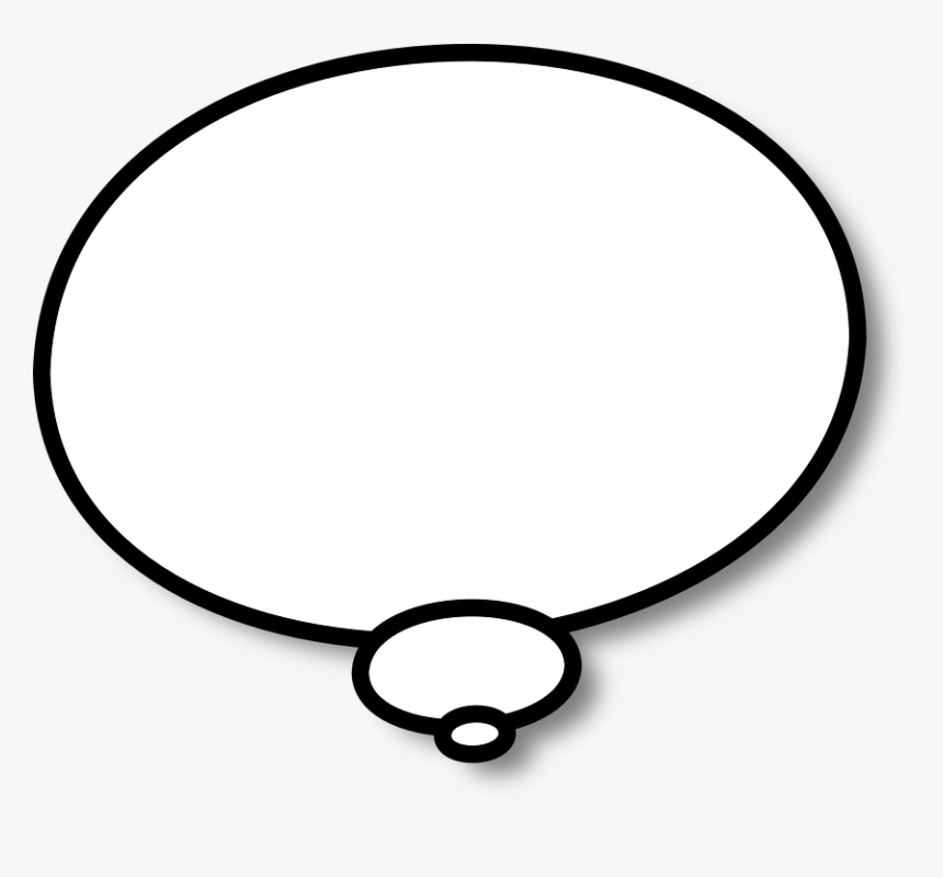 Think, Thinking, Speech Bubble, Speech Balloon, Balloon - Transparent Background Speech Bubble Png, Png Download, Free Download