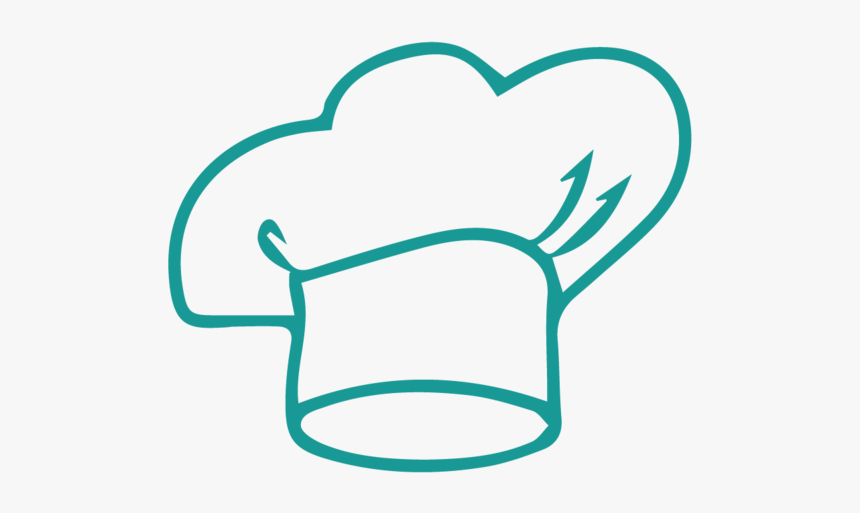 Koki Chef Hat -01 - Gorro De Chef Silueta, HD Png Download - kindpng