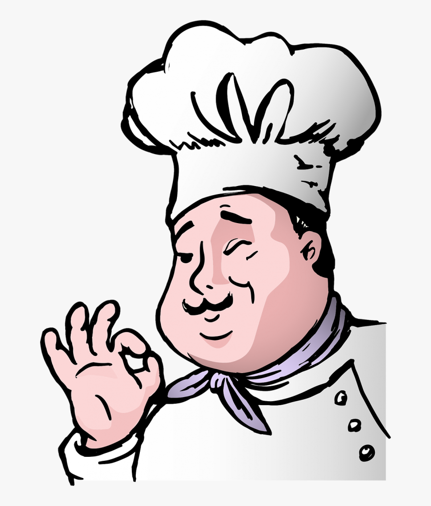 Cartoon, Chef, Chubby, Comic, Cook, Cooking, Fat, Food - Transparent Background Chef Logo Png, Png Download, Free Download