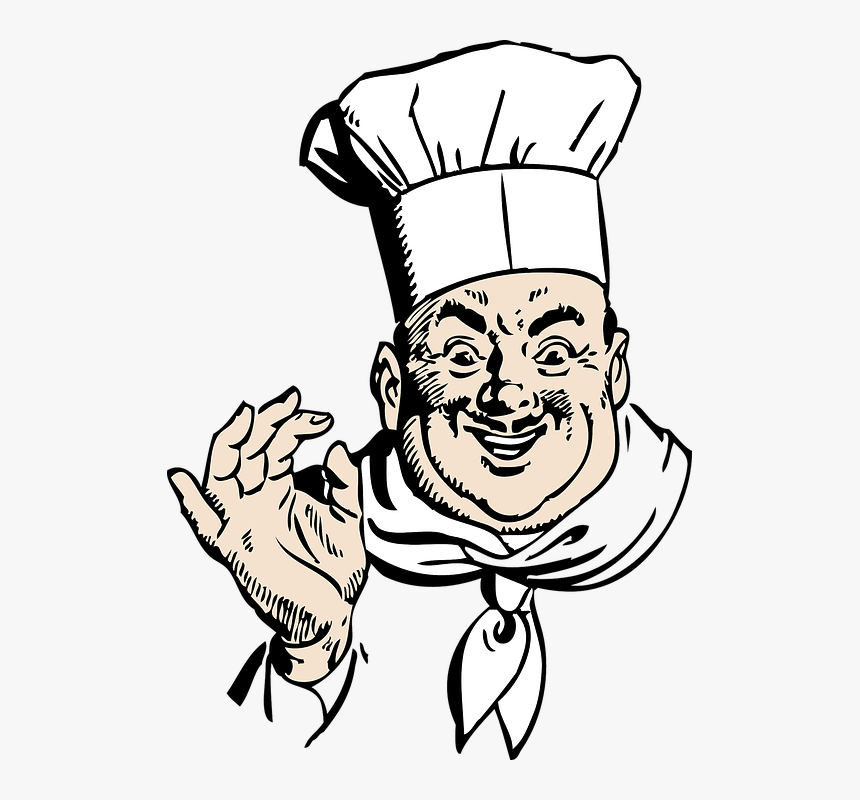 Chef, Cook, Uniform, Profession, Occupation - Italian Chef Kiss Cartoon, HD Png Download, Free Download