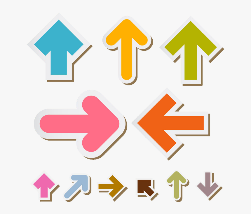 Arrow Vector Graphics Computer Icons Cursor Portable - Vector Cute Arrow Png, Transparent Png, Free Download