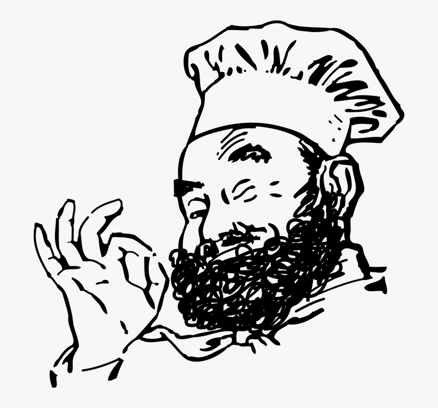 Chef With A Beard, HD Png Download, Free Download