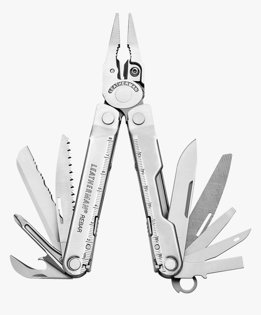 Stainless Steel"
 Title="leatherman Rebar - Leatherman Multi Tool, HD Png Download, Free Download