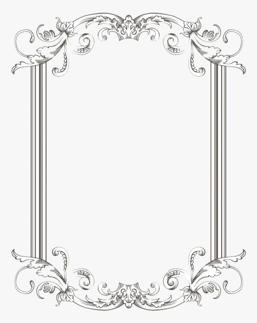 Vintage Border Frame Png Image - Vintage Border Transparent Background, Png Download, Free Download