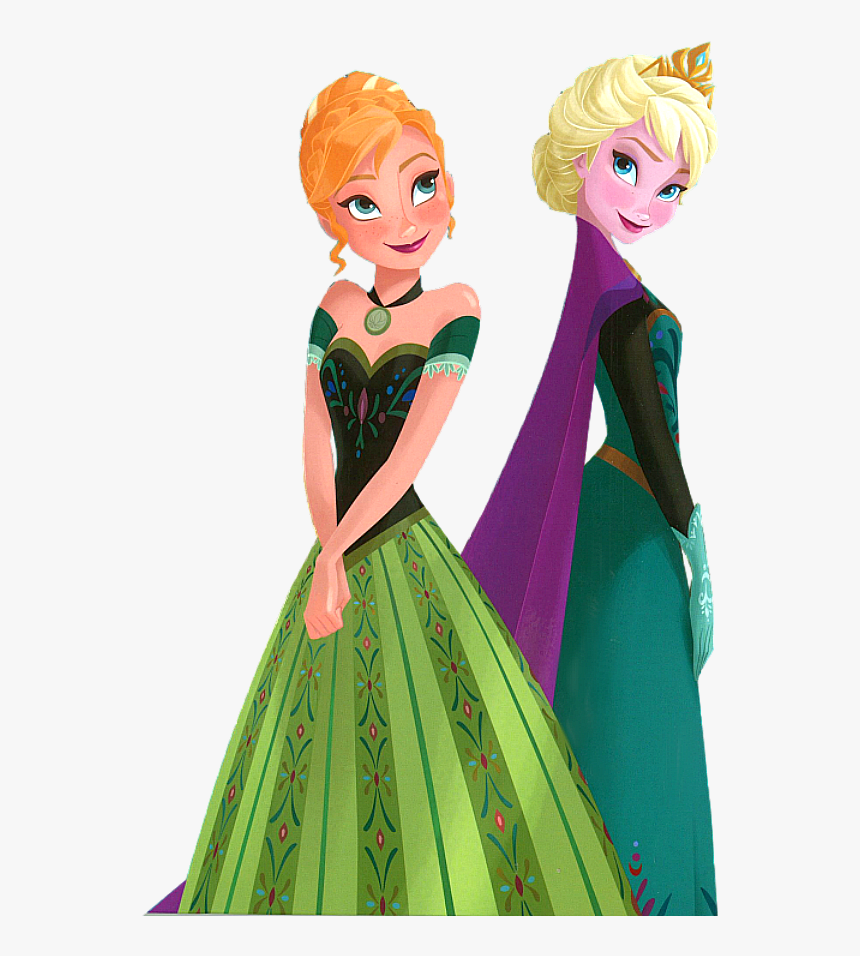 Transparent Elsa Png Transparent - Frozen Elsa And Anna Transparent, Png Download, Free Download