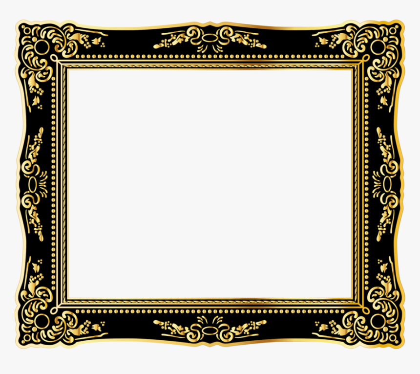 Picture Frames Gold Computer Icons Decorative Arts - Gold Vintage Square Png, Transparent Png, Free Download