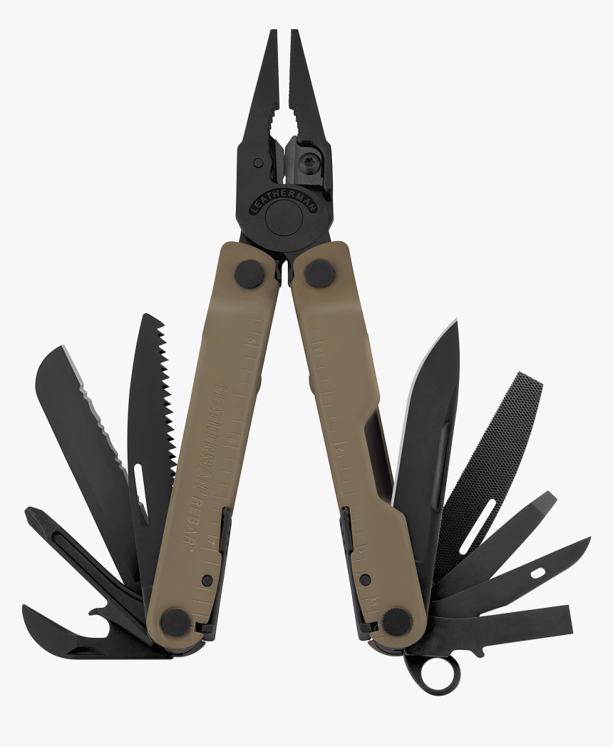 Leatherman Multitool Rebar Coyote, HD Png Download, Free Download